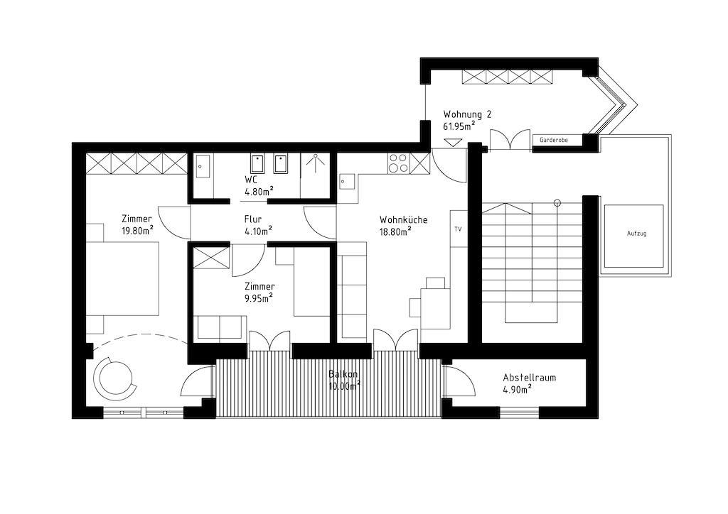 Apartment Genziana St. Ulrich in Gröden Zimmer foto